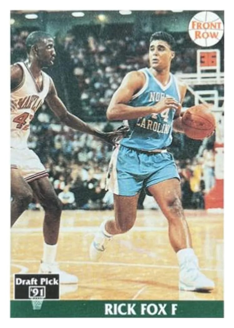 1991 Front Row Rick Fox #40 card