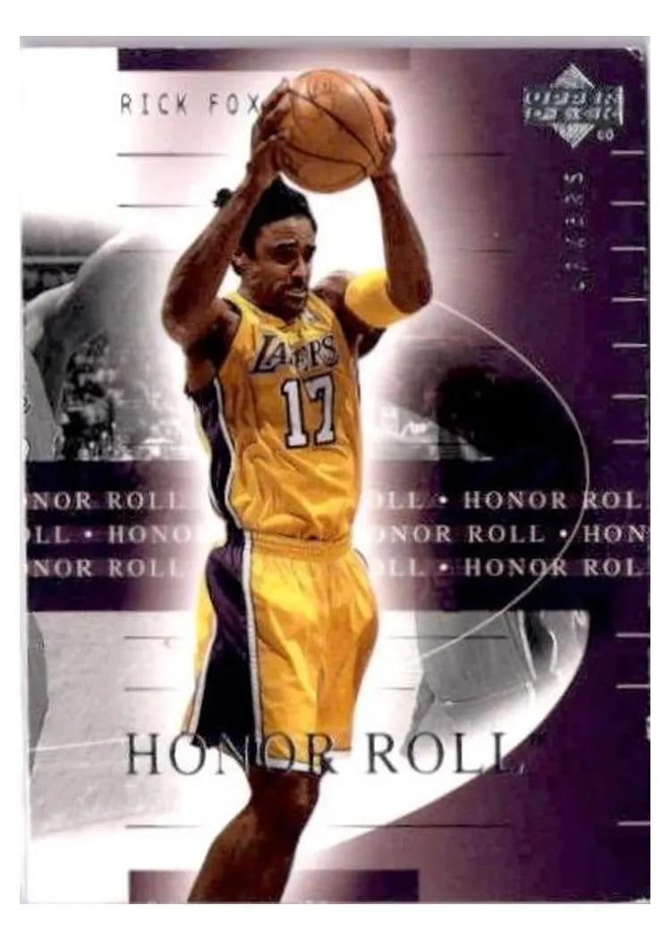 2001 Upper Deck Honor Roll Rick Fox #40 card