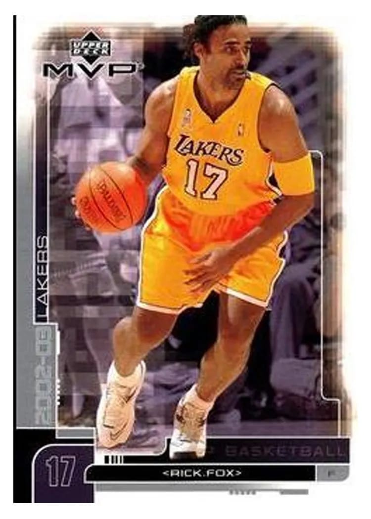 2002 Upper Deck MVP Rick Fox #82 card