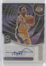 2022-23 Panini Spectra Icons Autographs Rick Fox #IA-FOX card
