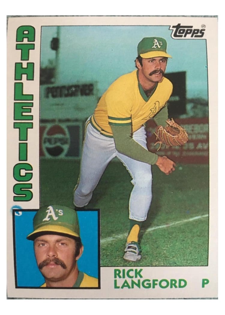 1984 Topps Rick Langford #629