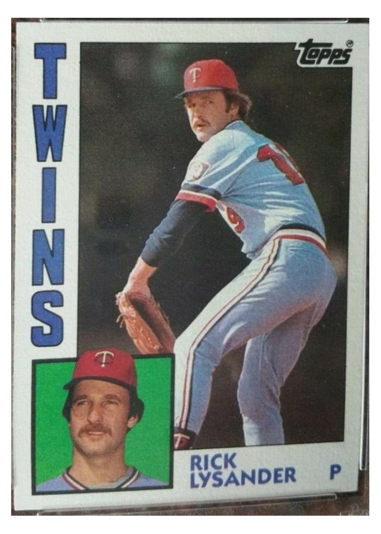 1984 Topps Rick Lysander #639 card