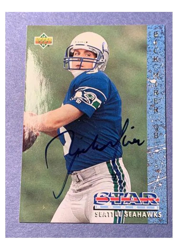1993 Upper Deck Rick Mirer #3 card
