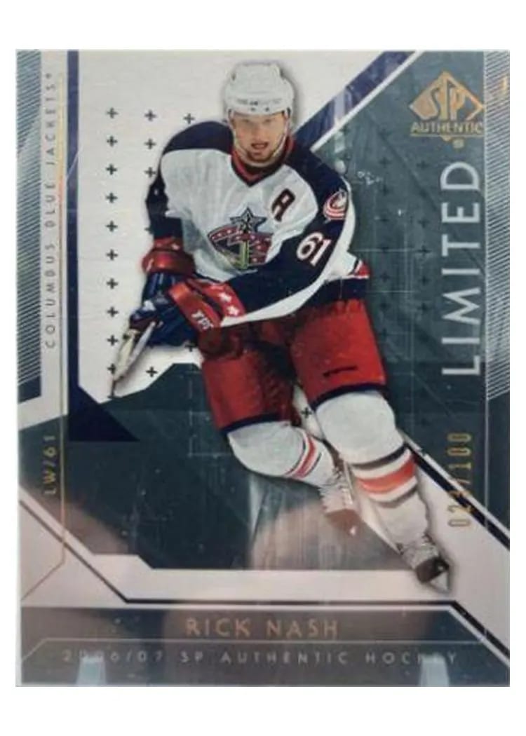 2006 SP Authentic Rick Nash #72 card