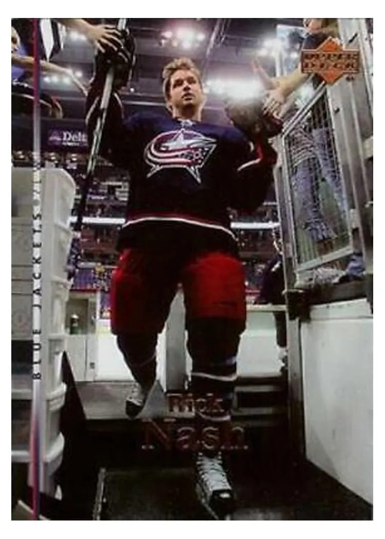 2007 Upper Deck Rick Nash #20 card