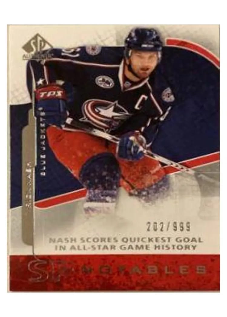 2008 SP Authentic Rick Nash #142 card