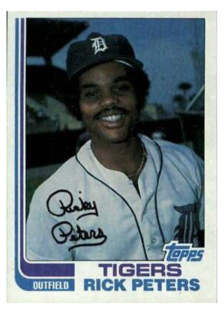 1982 Topps Rick Peters #504 card