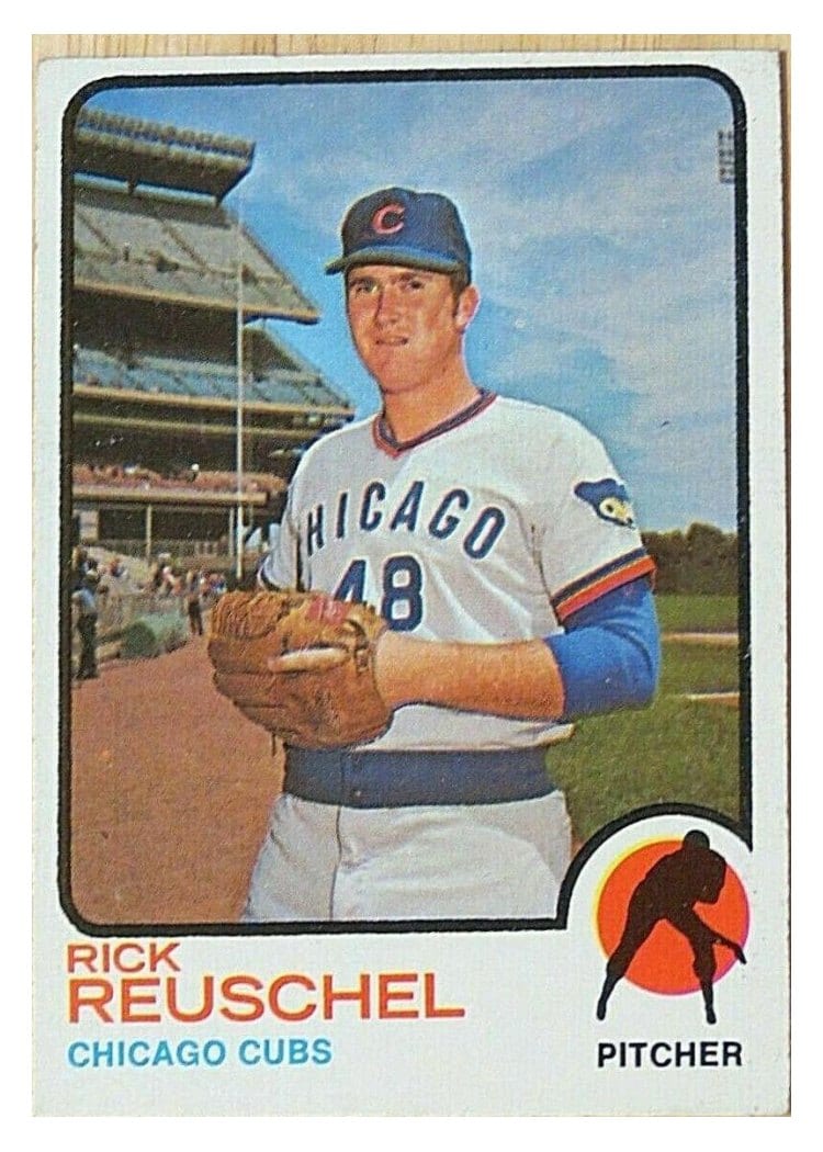 1973 Topps Rick Reuschel #482 card