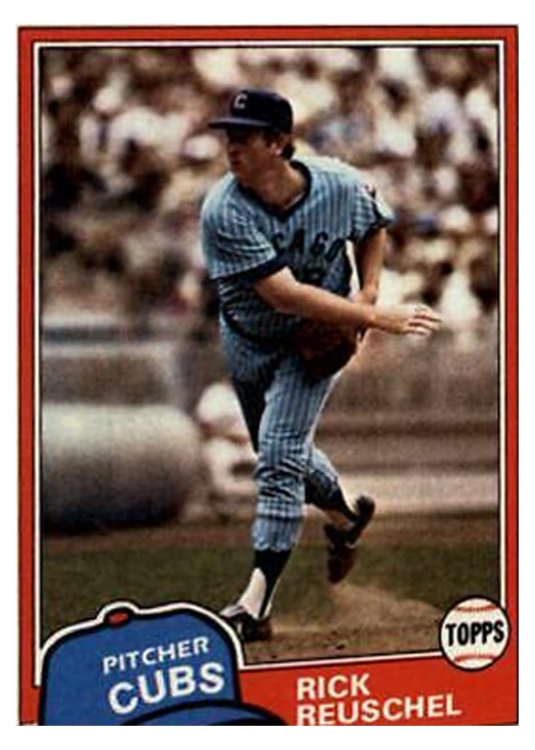 1981 Topps Rick Reuschel #645 card