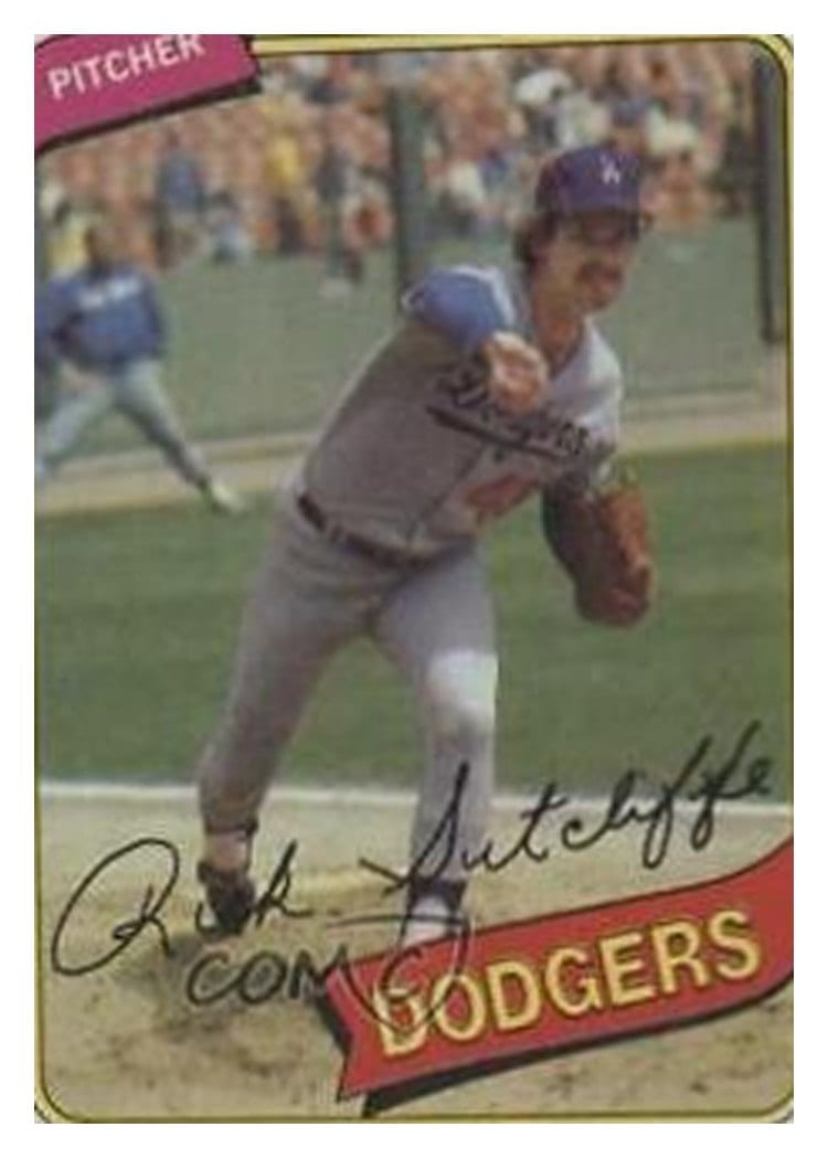 1980 Topps Rick Sutcliffe #544 card