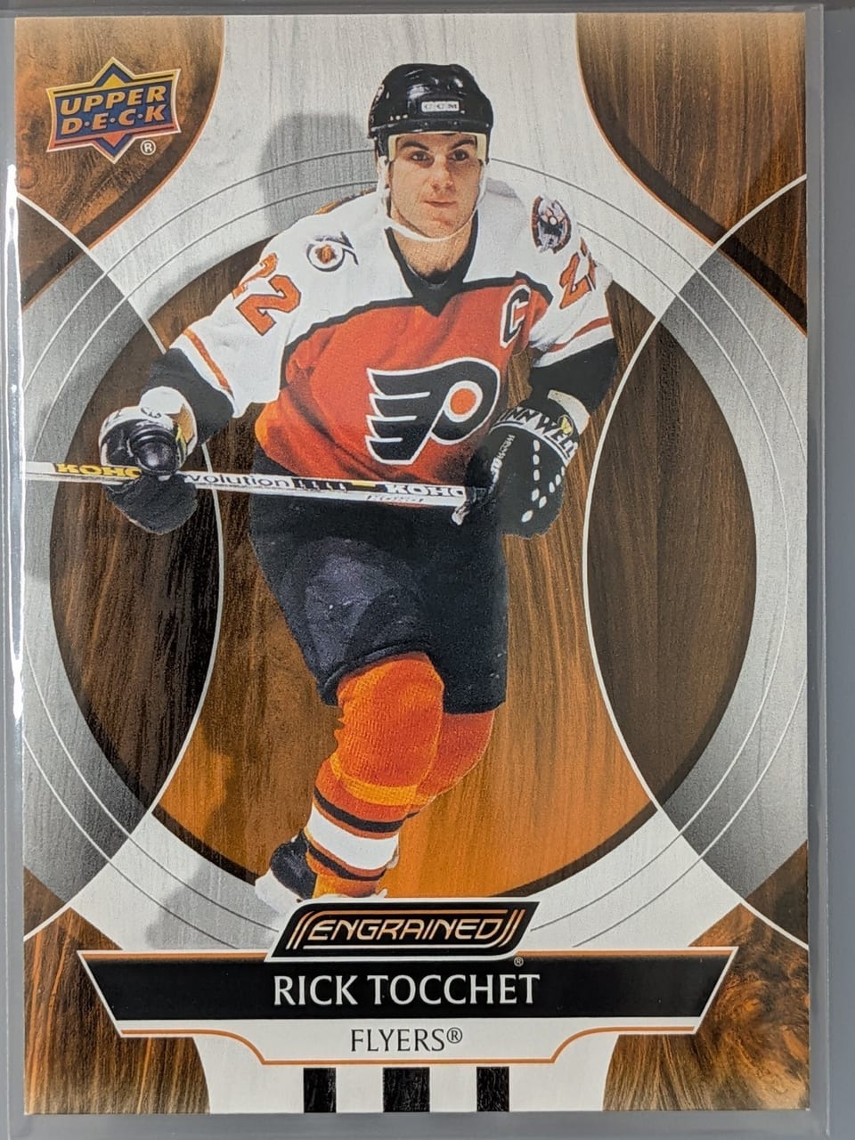 2024-25 Upper Deck Engrained Icons Base Set Rick Tocchet #61 card