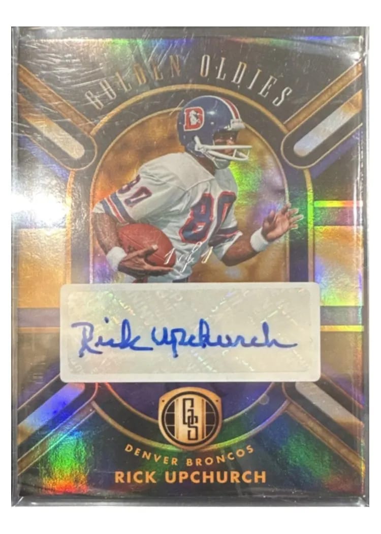 2024 Panini Gold Standard Golden Oldies Autograph Rick Upchurch #GO-RUH card