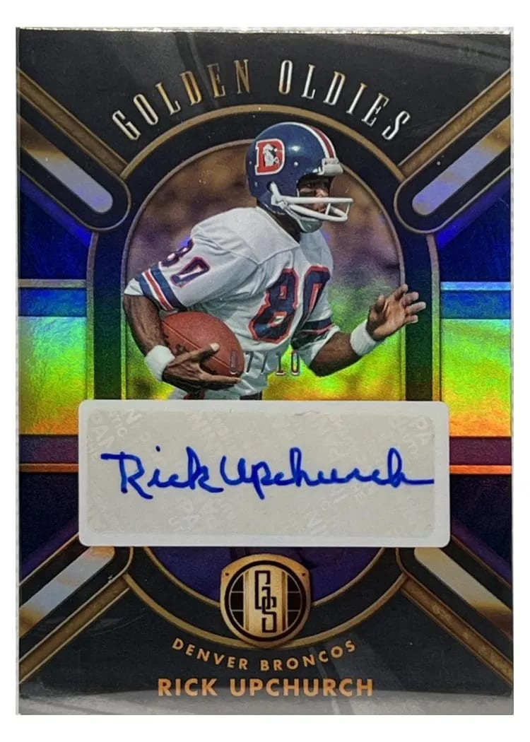 Rick Upchurch, 2024 Panini Gold Standard Golden Oldies Autograph