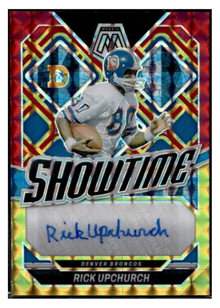 2024 Panini Mosaic Showtime Signatures Rick Upchurch #SS-RUH card