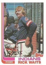 1982 Topps Base Set Rick Waits #573 card