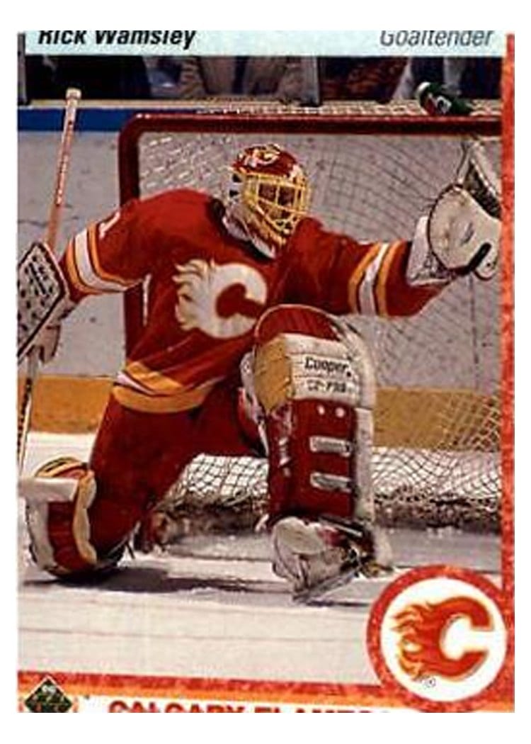 1990 Upper Deck Rick Wamsley #10 card