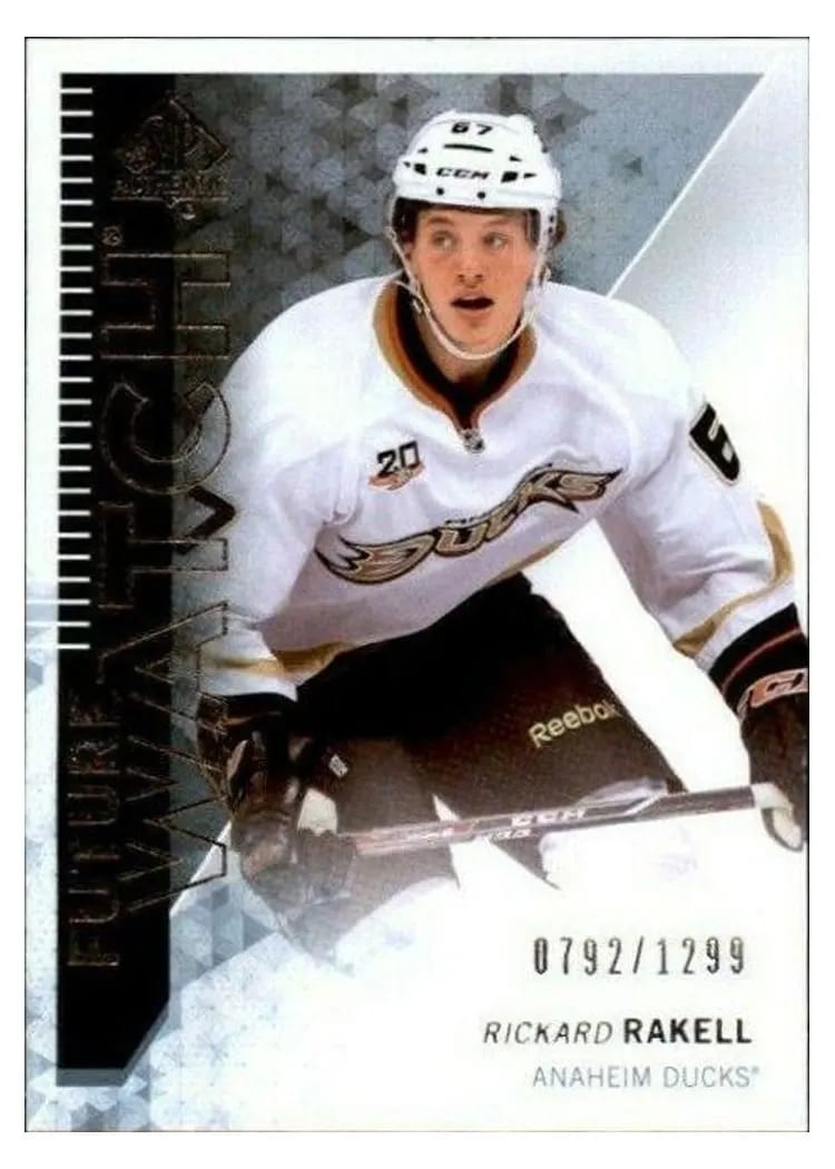 2013 SP Authentic Rickard Rakell #234 card