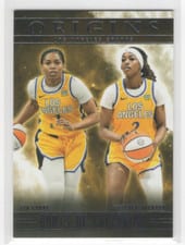 2024 Panini Origins WNBA Roots of Greatness Rickea Jackson/Zia Cooke #8 card
