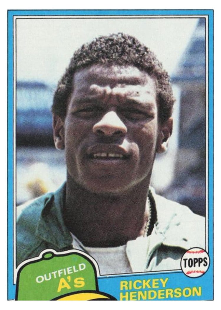 1981 Topps Rickey Henderson #261 card