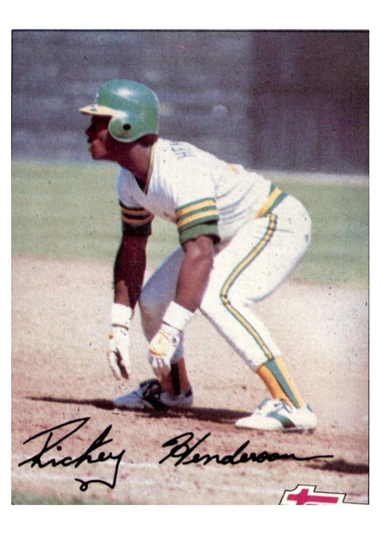 1982 Topps Rickey Henderson #610 card