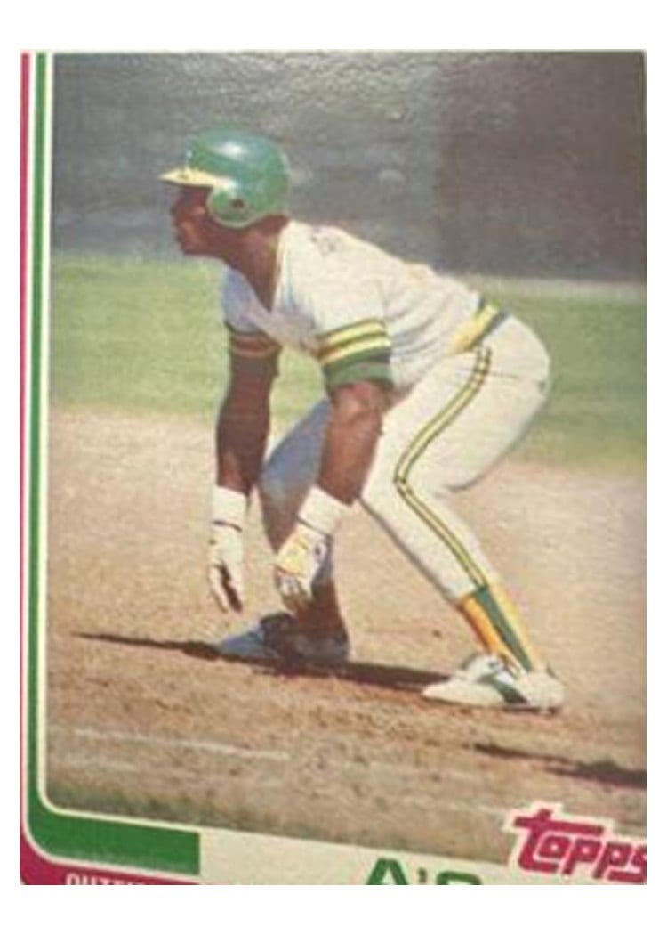 1982 Topps Rickey Henderson #610 card