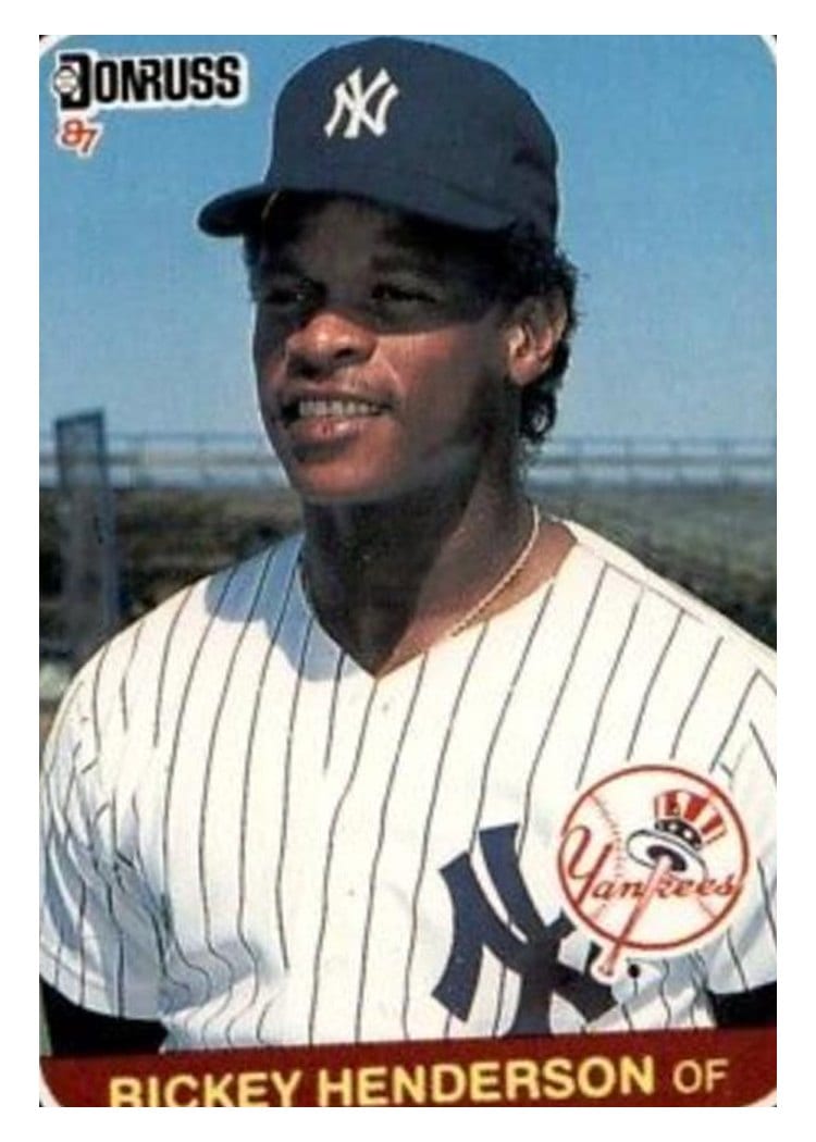 1987 Donruss Rickey Henderson #228 card