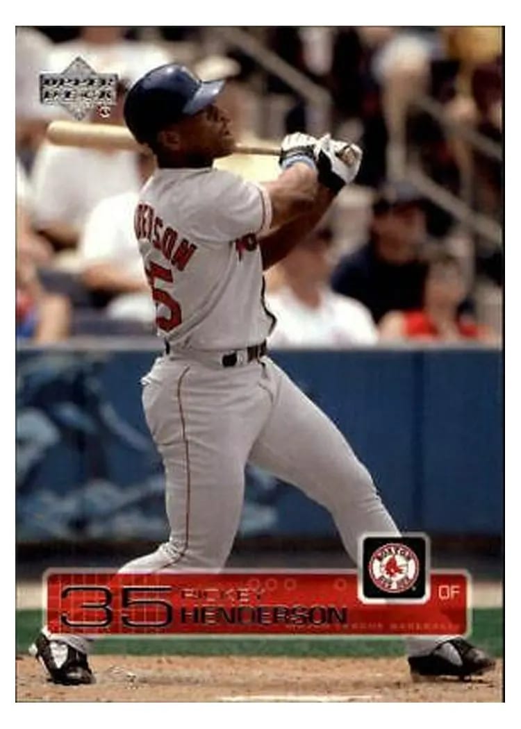 2003 Upper Deck Rickey Henderson #97 card