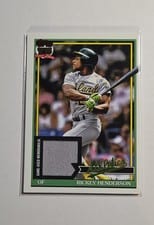 2026 Topps 1991 Topps Relics Rickey Henderson #91R-RH