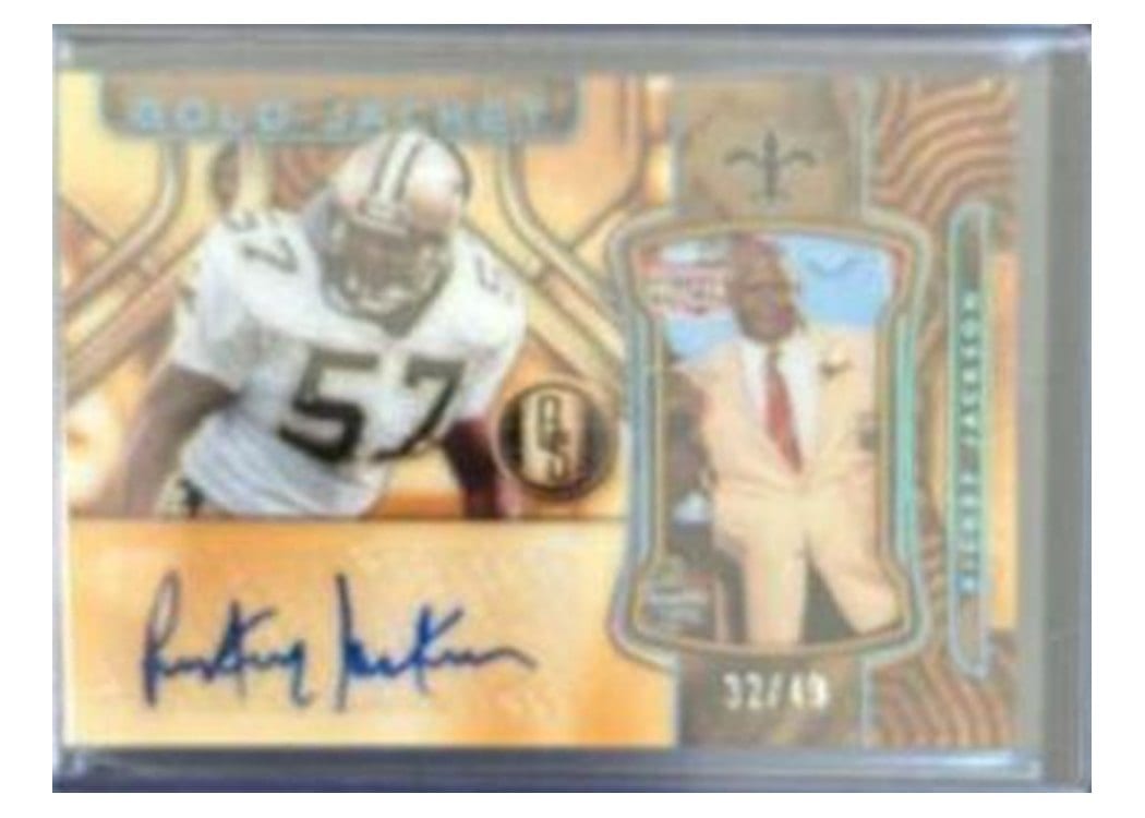 2022 Panini Gold Standard Gold Jacket Signatures Rickey Jackson #GJS-RJA card