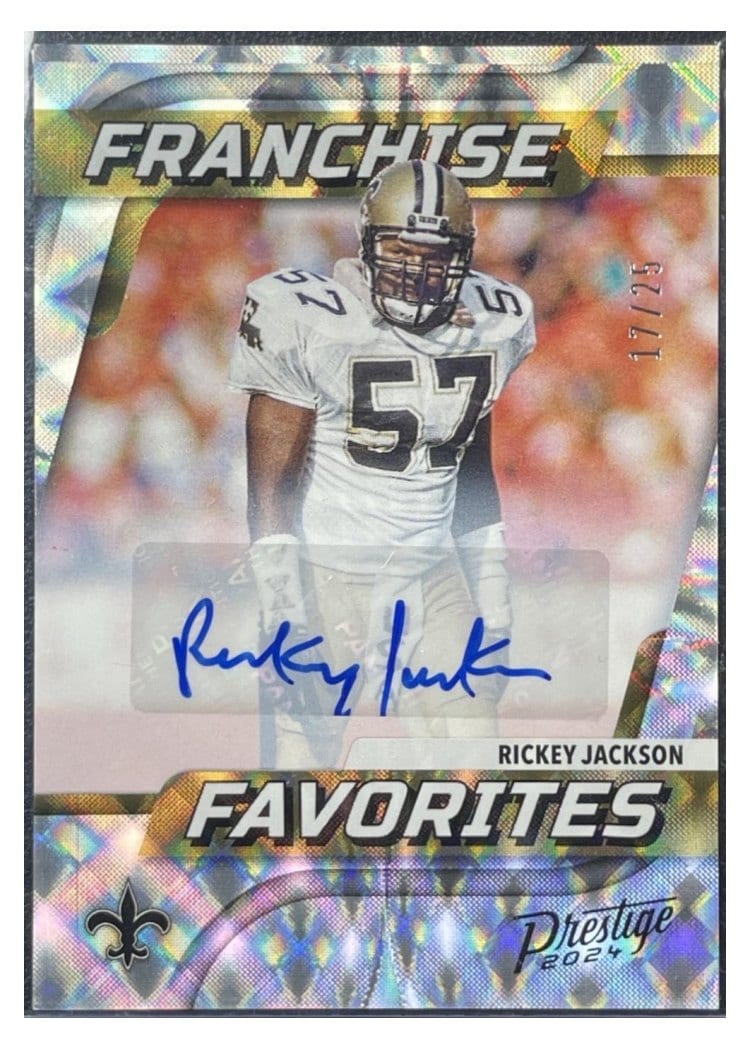 2024 Panini Prestige Franchise Favorites Xtra Points Autographs Rickey Jackson #13 card