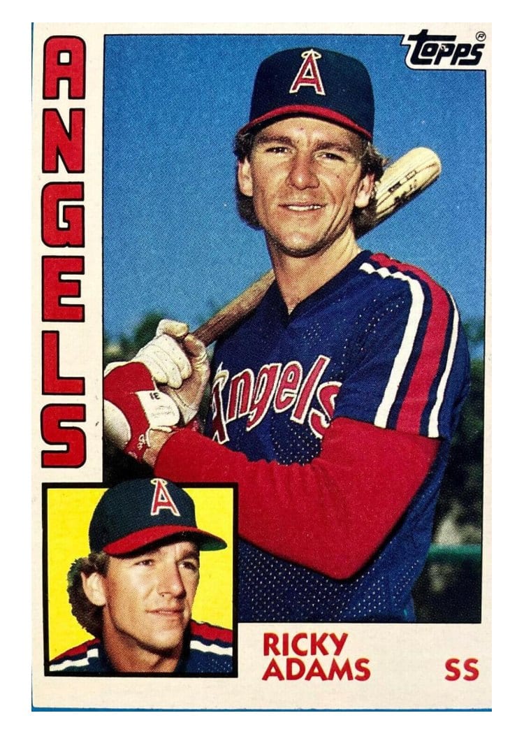1984 Topps Ricky Adams #487 card