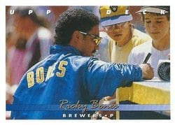 1993 Upper Deck Base Set Ricky Bones #328 card