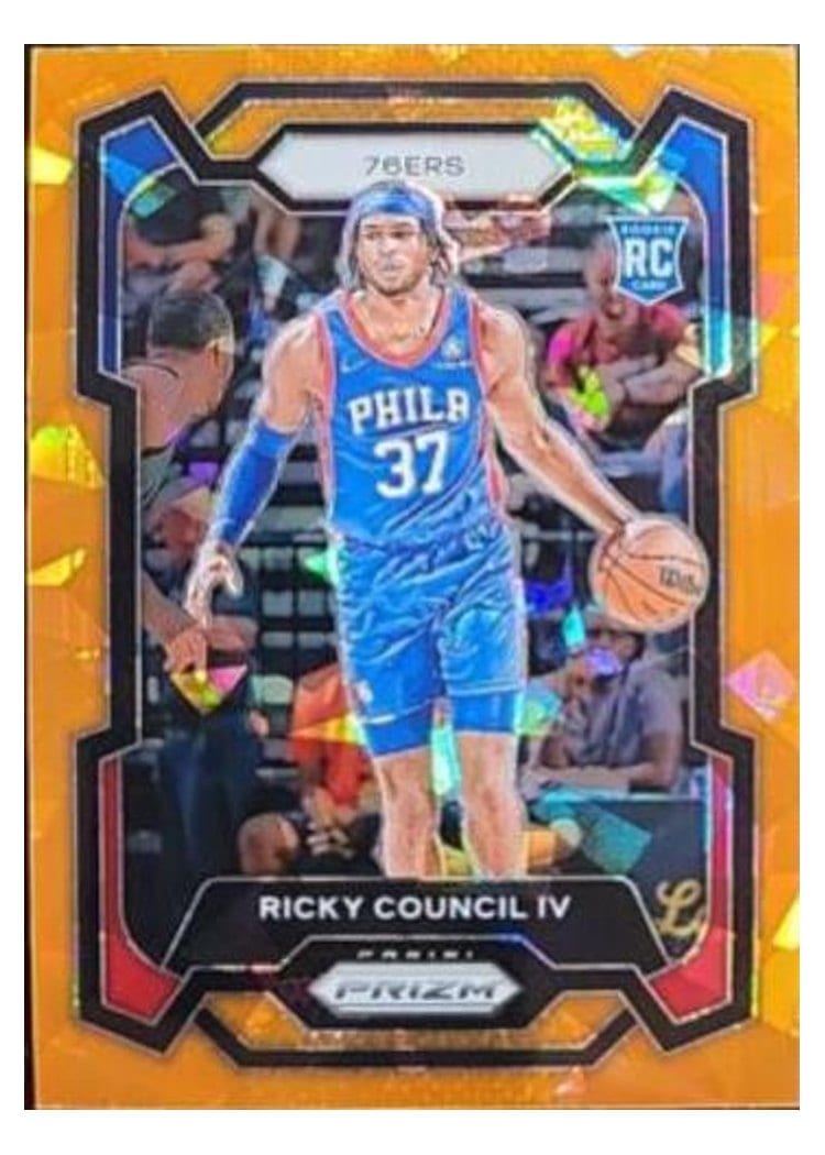 2023-24 Panini Prizm Base Set Ricky Council IV #294 card