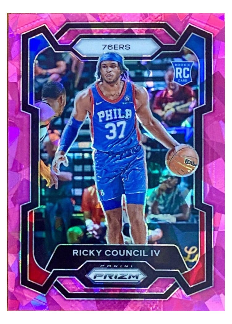 2023-24 Panini Prizm Base Set Ricky Council IV #294 card