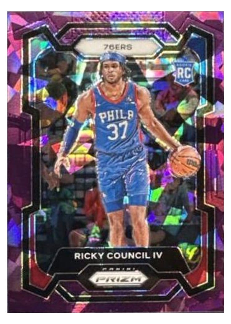 2023-24 Panini Prizm Base Set Ricky Council IV #294 card