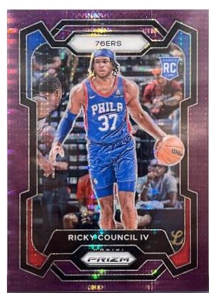 2023-24 Panini Prizm Base Set Ricky Council IV #294 card