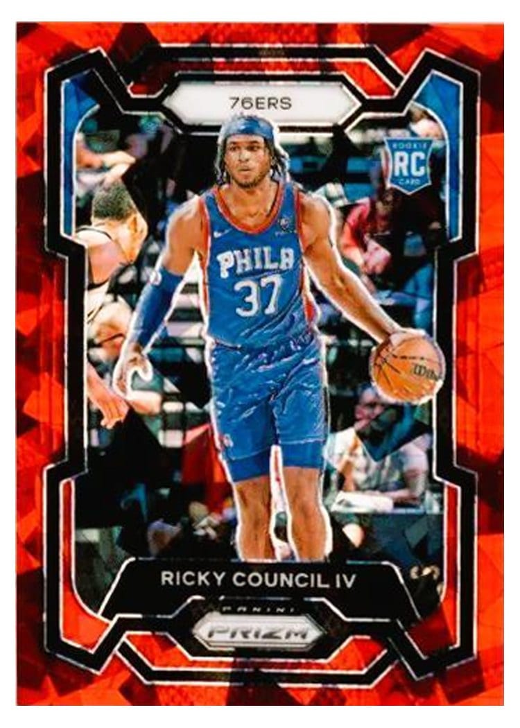 2023-24 Panini Prizm Base Set Ricky Council IV #294 card