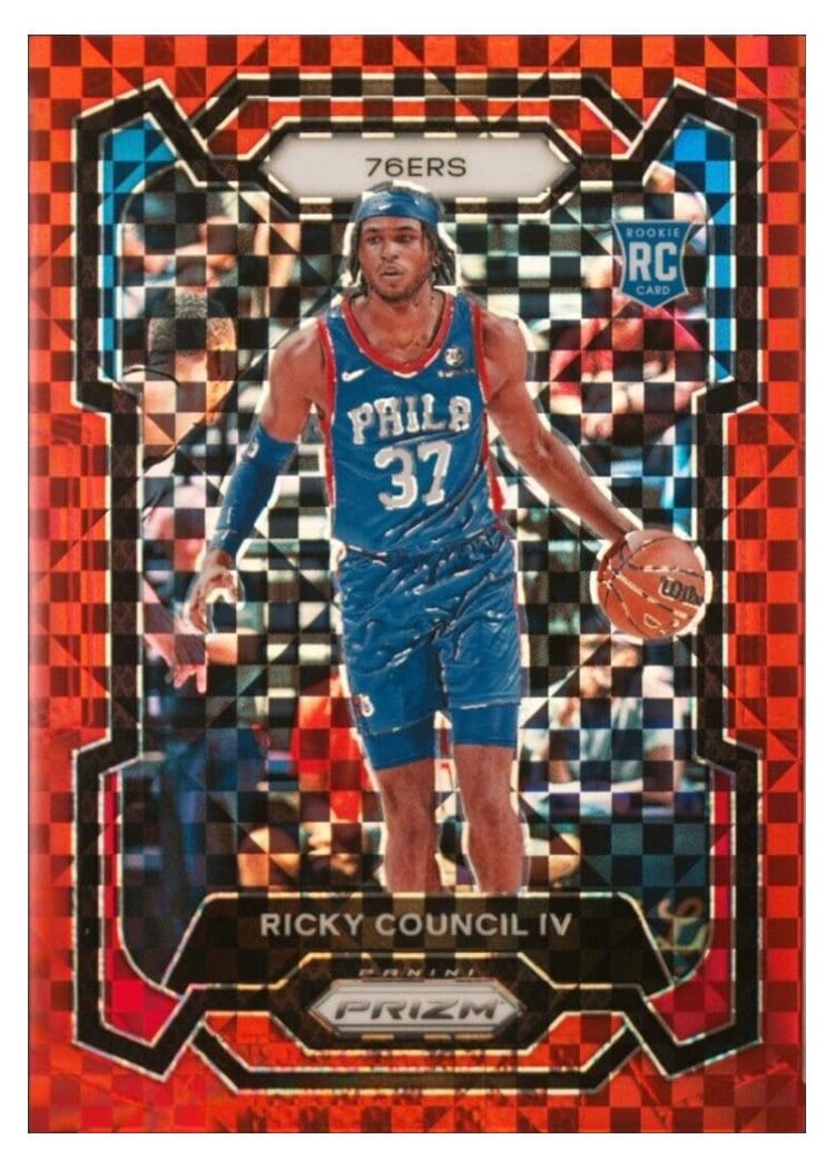 2023-24 Panini Prizm Base Set Ricky Council IV #294 card