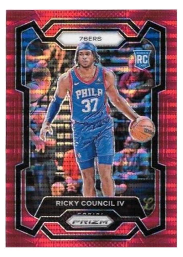 2023-24 Panini Prizm Base Set Ricky Council IV #294 card