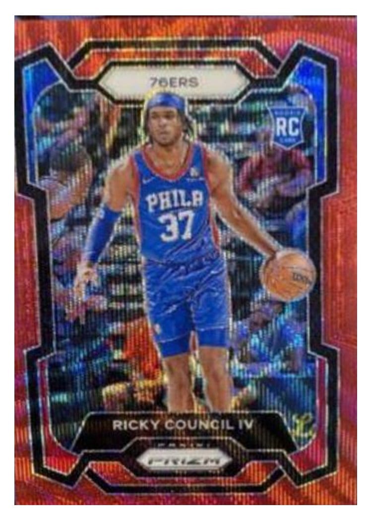 2023-24 Panini Prizm Base Set Ricky Council IV #294 card