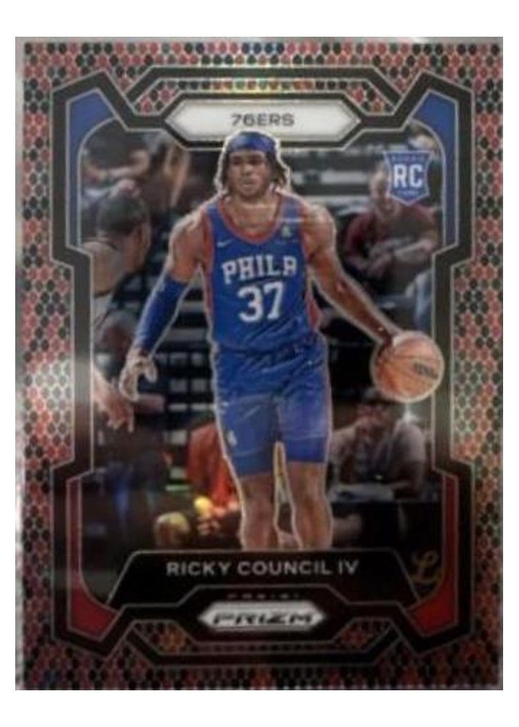 2023-24 Panini Prizm Base Set Ricky Council IV #294 card