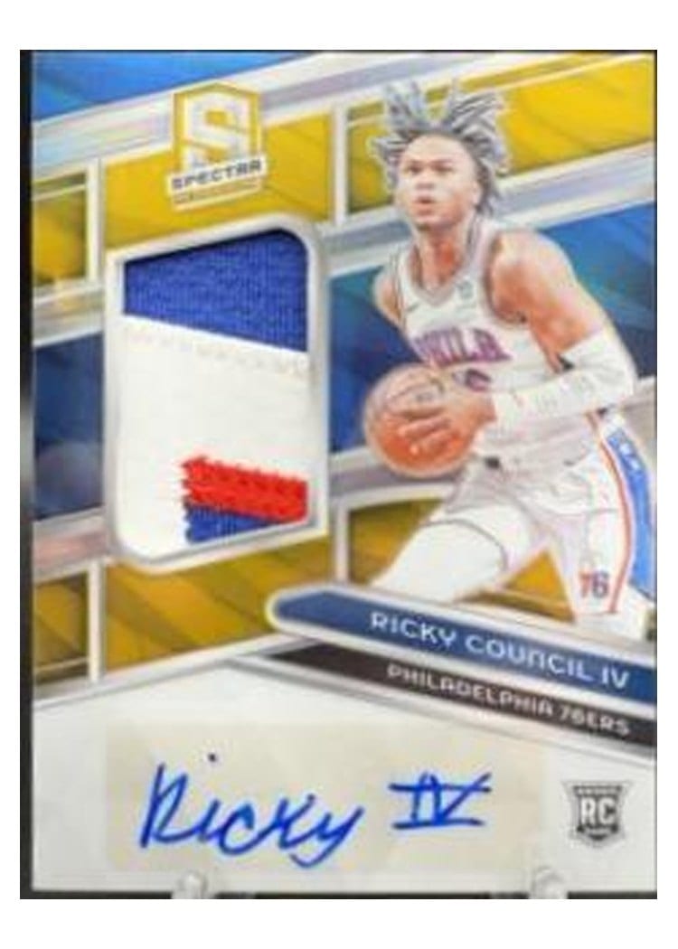 2023-24 Panini Spectra Base Set Ricky Council IV #208 card