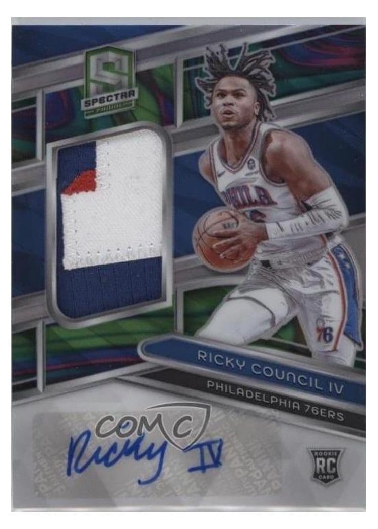 2023-24 Panini Spectra Base Set Ricky Council IV #208 card