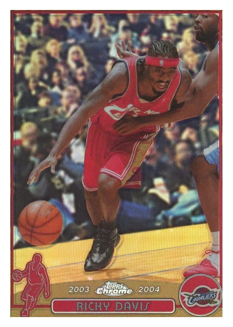 2003 Topps Chrome Ricky Davis #55 card
