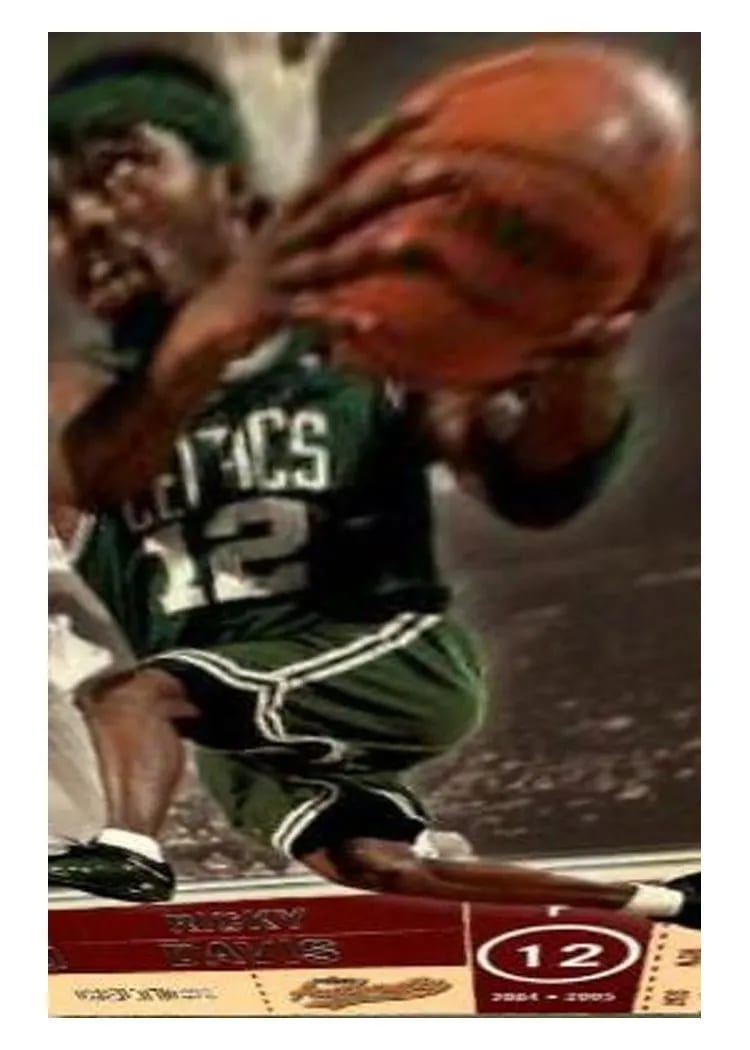 2004 Fleer Authentix Ricky Davis #85 card