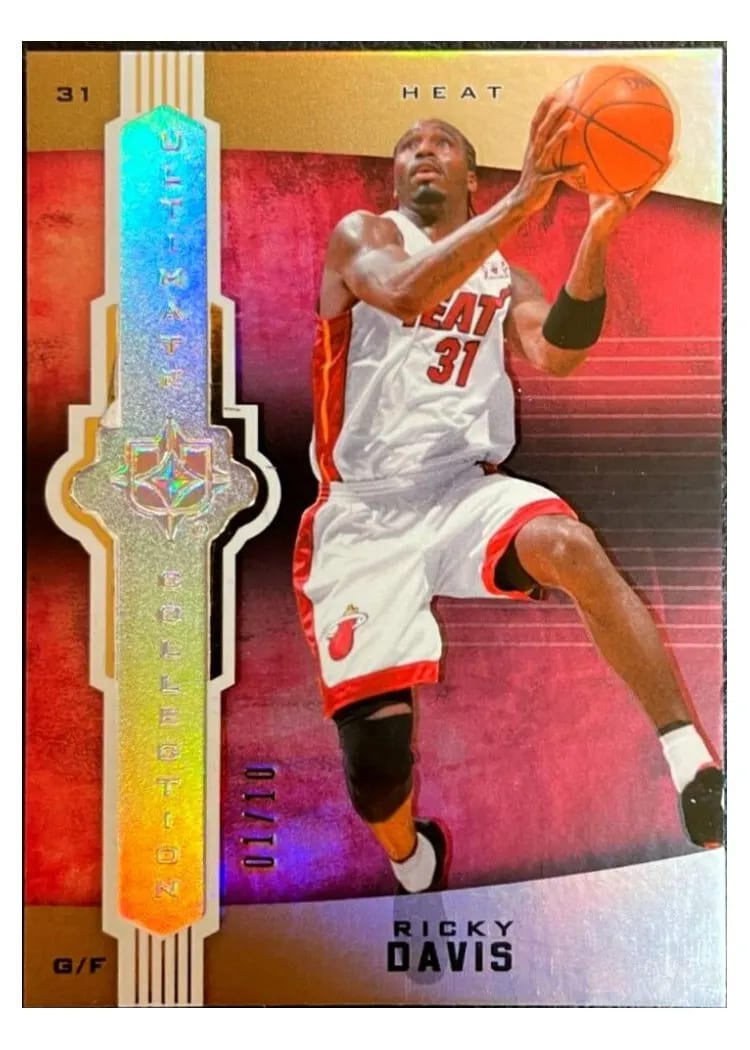 2007 Upper Deck Ultimate Collection Ricky Davis Foil #23 card