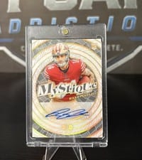2024 Panini Illusions Mystique Autographs Ricky Pearsall #14 card