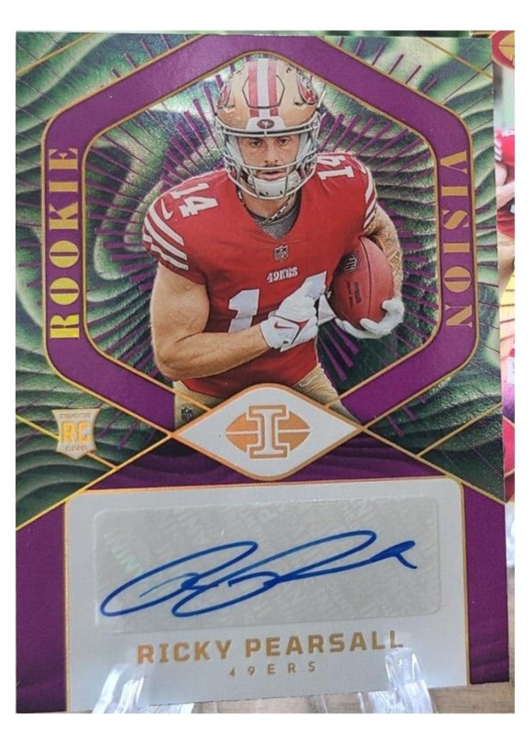 2024 Panini Illusions Rookie Vision Signatures Ricky Pearsall #7 card