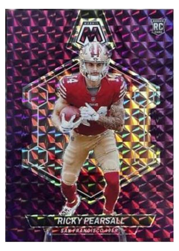 2024 Panini Mosaic Base Set Ricky Pearsall Purple #331 card