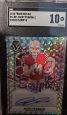2024 Panini Mosaic Rookie Scripts Ricky Pearsall #RS-RPL card